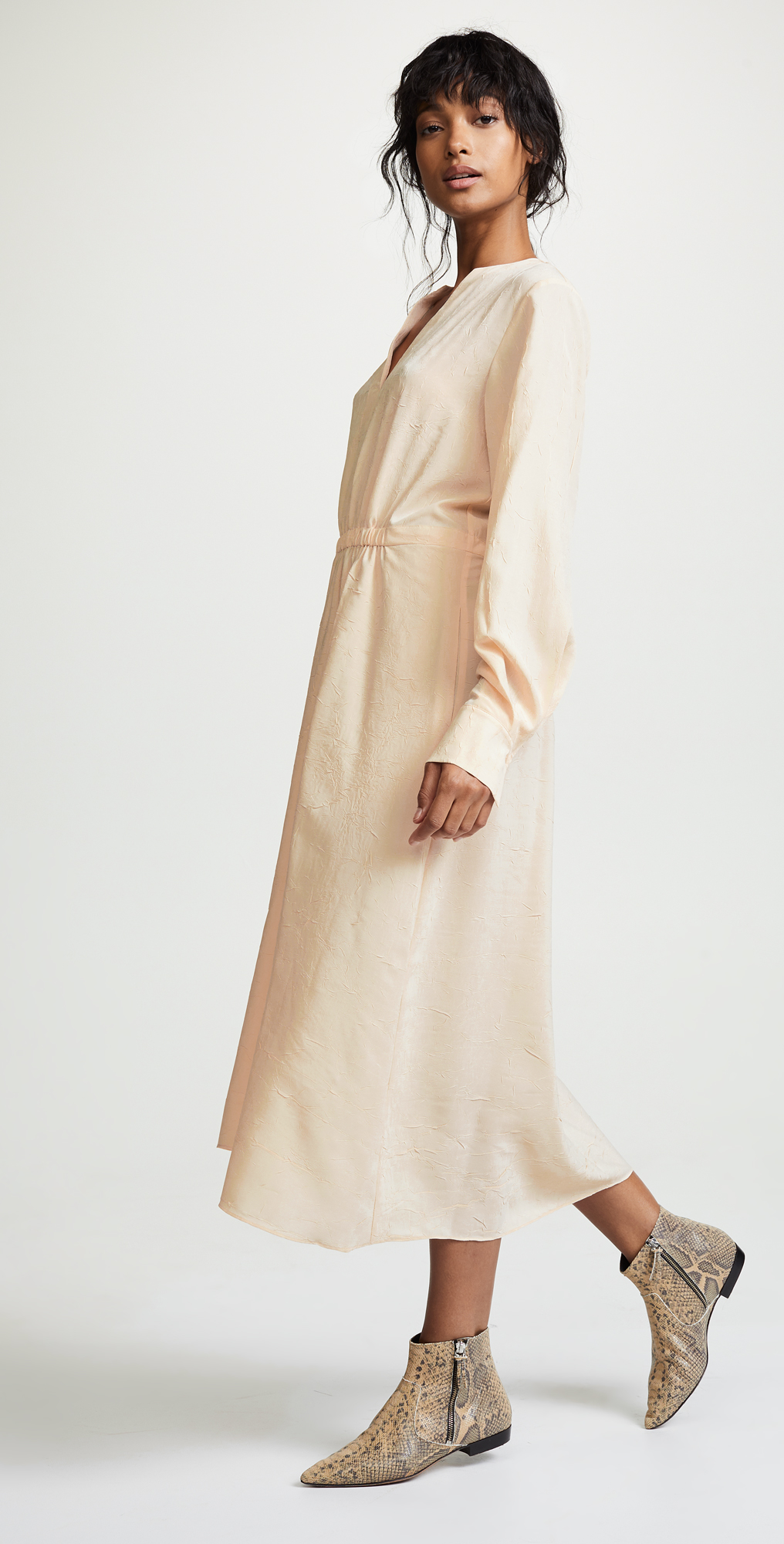 vince poet midi dress