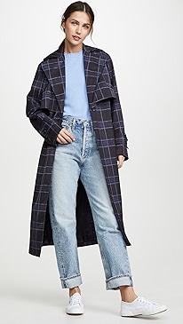 Vince - Plaid Trench
