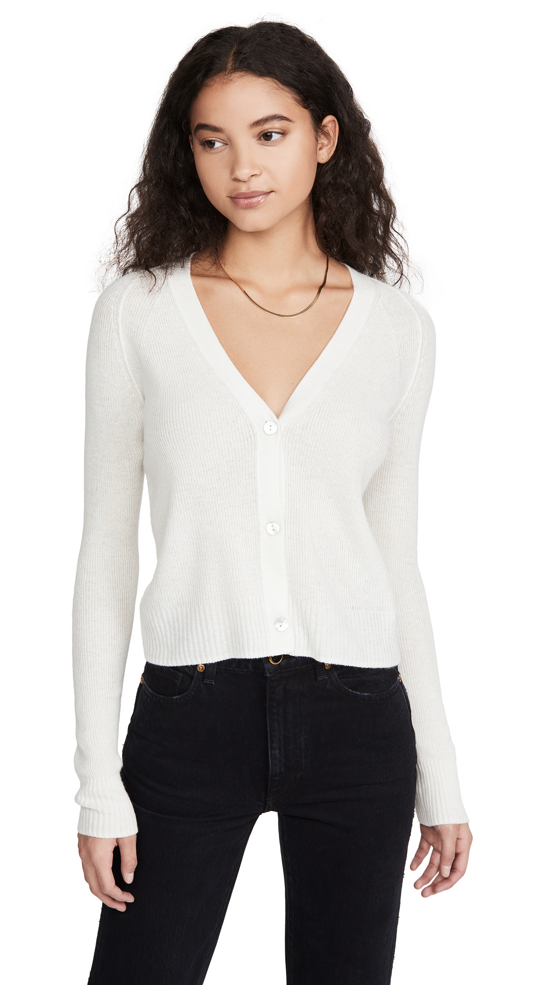 vince sea leaf cardigan