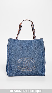 What Goes Around Comes Around - Chanel Blue Medium Tote