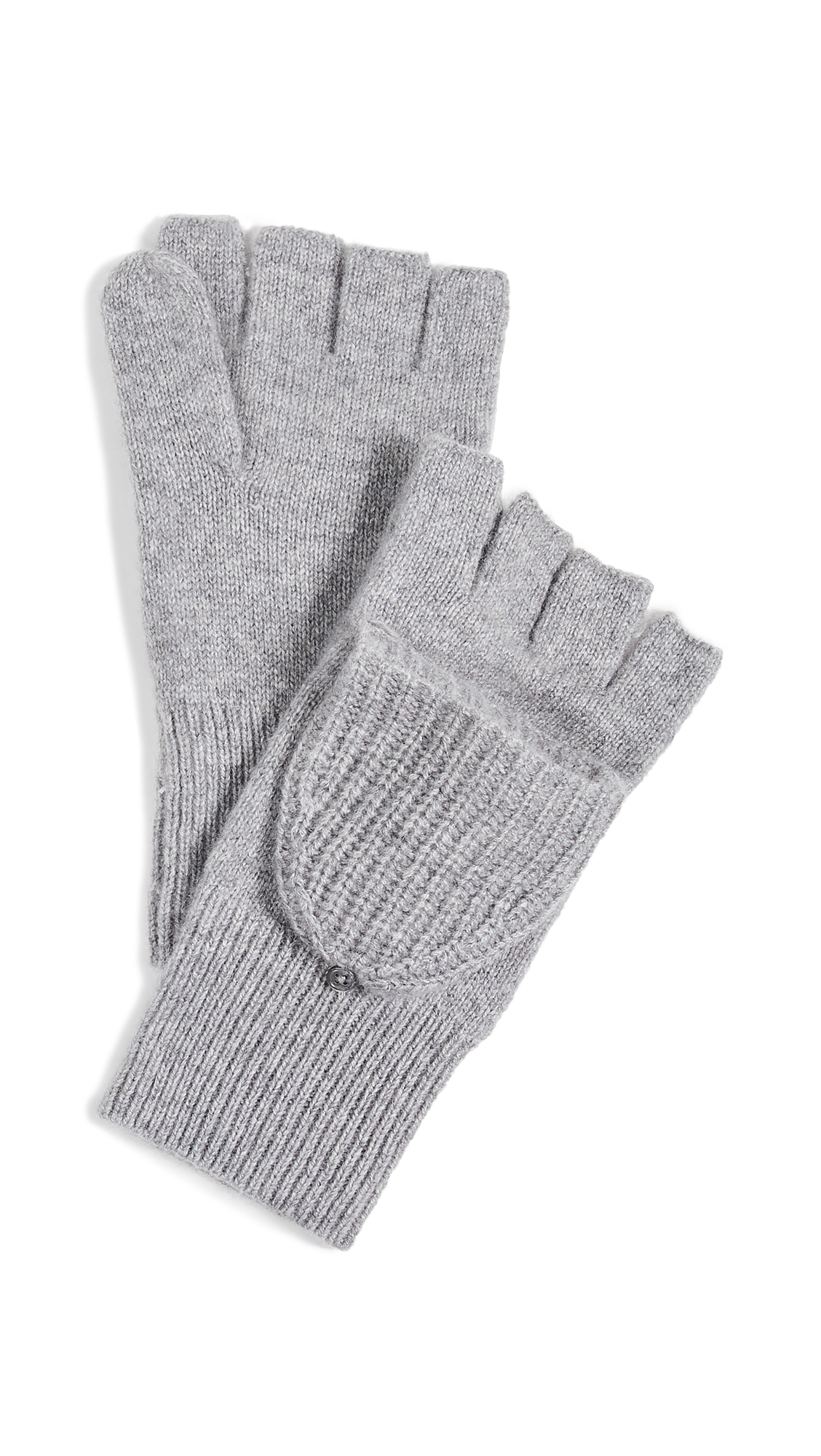 WHITE + WARREN Cashmere Pop Top Gloves