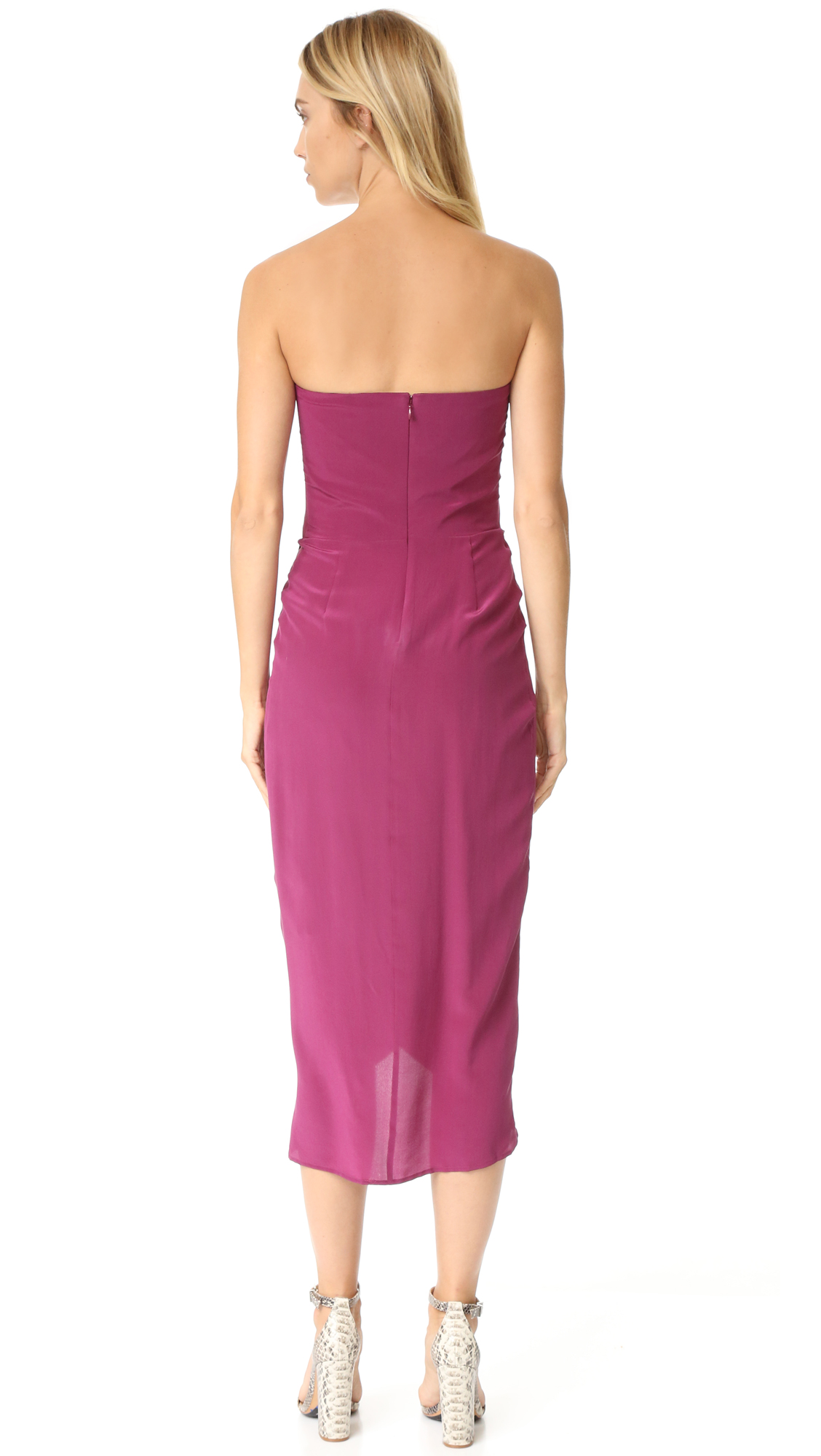 yumi kim glamour night midi dress