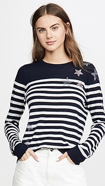 Zadig & Voltaire - Miss CP Stripes Cashmere Sweater