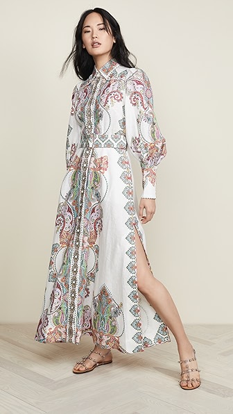SALE＊ZIMMERMANN >> Ninety-Six ショートシャツドレス Ninety-Six Shirt Short Dress by Zimmermann for Hire | GlamCorner
