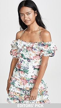 Zimmermann - Allia Pintuck Short Dress