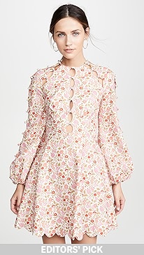 Zimmermann - Goldie Scallop Short Dress