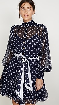 Zimmermann - Sabotage Lantern Mini Dress