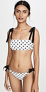 Zimmermann Sculpt Tie Bandeau Bikini Top