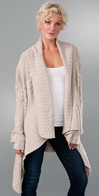 Mason by Michelle Mason Cable Blanket Cardigan - shopbop.com