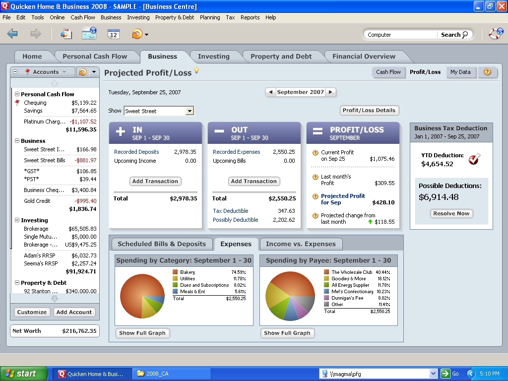 2018 quicken home and business
