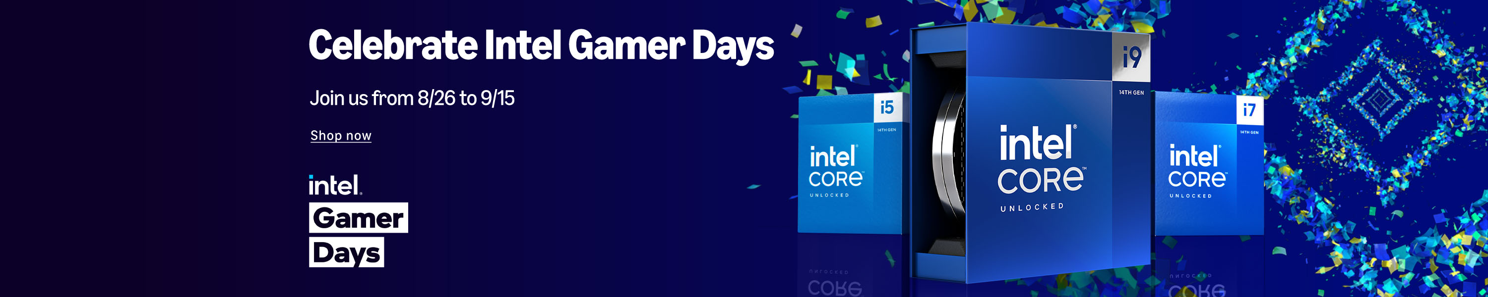 Celebrate Intel Gamer Days