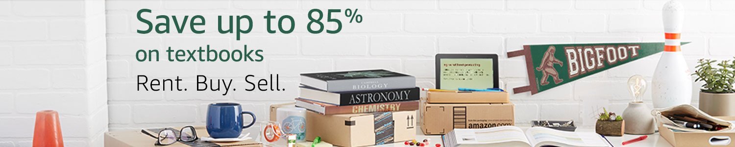 Save up to 85% on textbooks