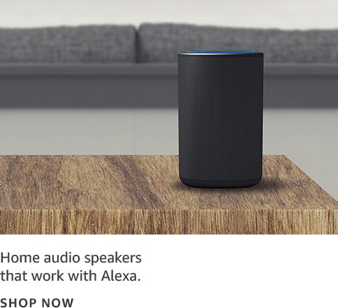 Home audio speakers that work with Alexa