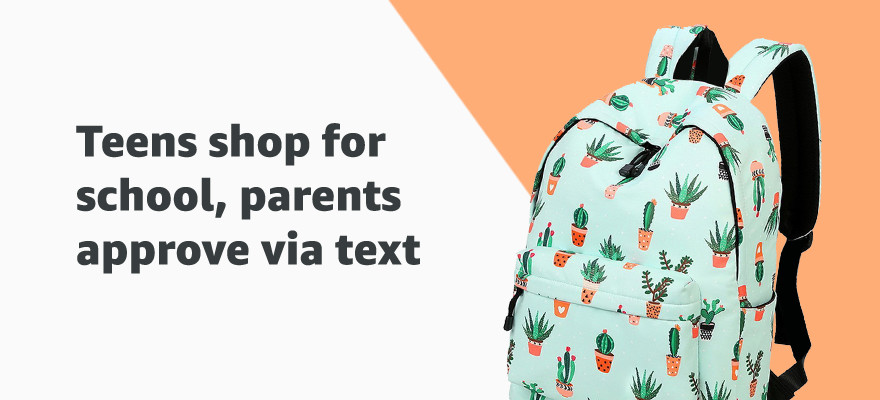 Teens shop for school, parents approve via text