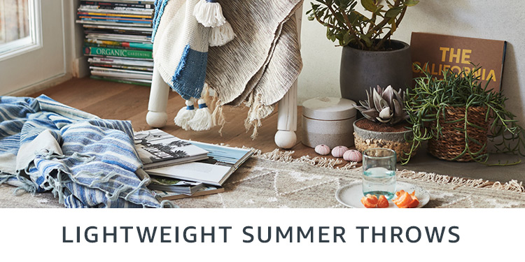 Lightweight summer throws