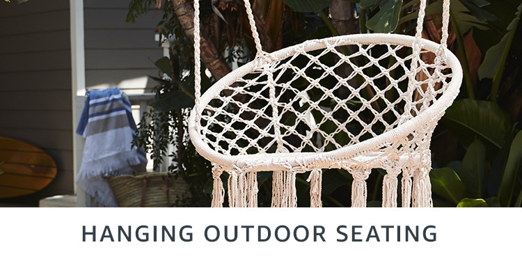 Hanging outdoor seating