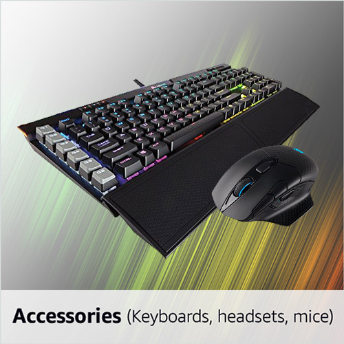 Accessories (Keyboards, headsets, mice)