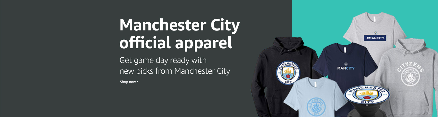 Manchester City official apparel and gear
