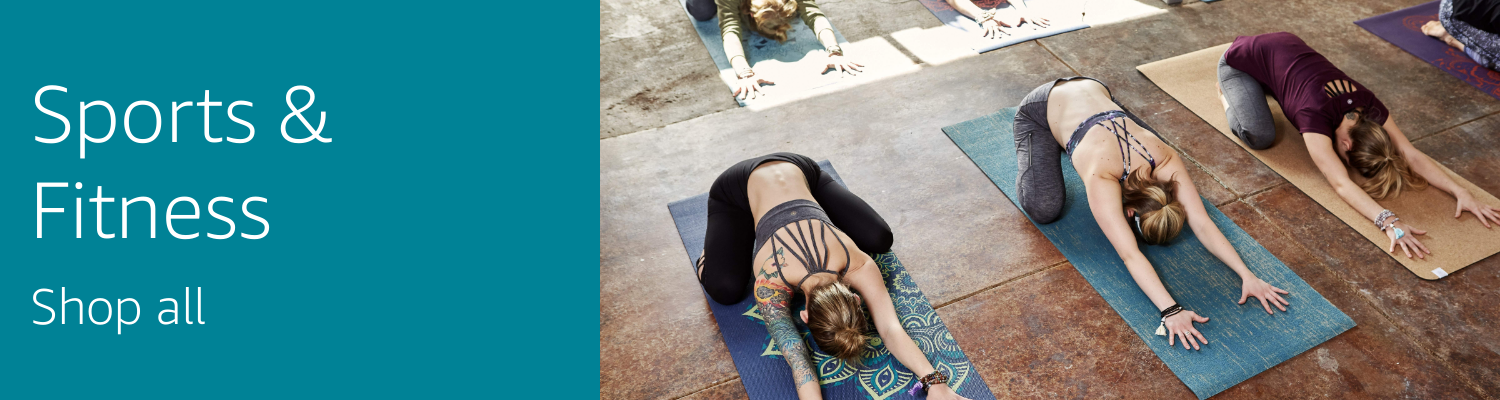 Sports and Fitness - shop all now