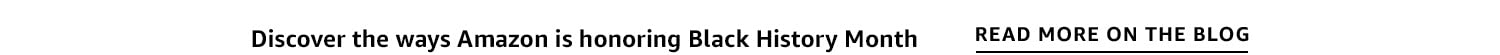 Celebrate Black History Month with Amazon. Read on the Amazon Blog.