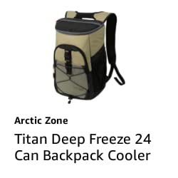 Titan Deep Freeze 24 Can Backpack Cooler