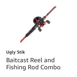 Baitcast Reel and Fishing Rod Combo