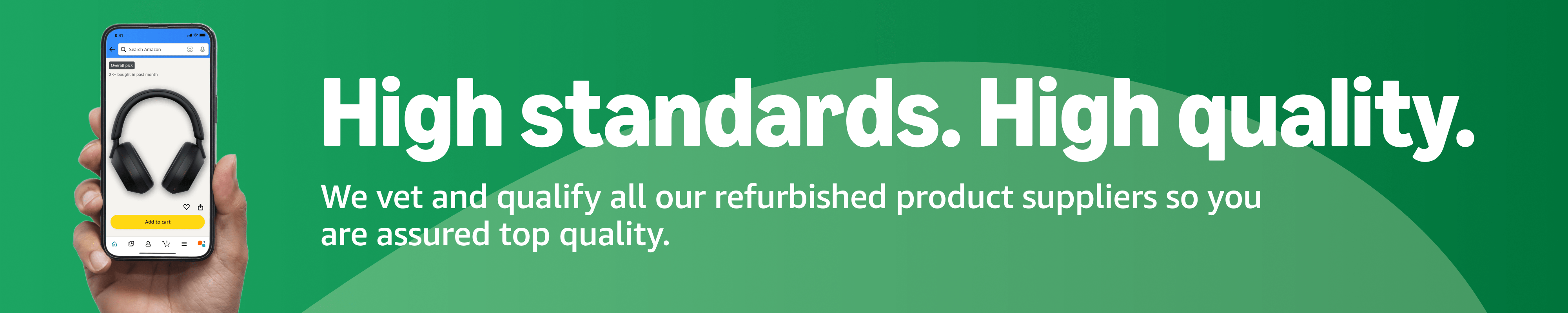 We vet and qualify all our refurbished product suppliers so you are assured top quality