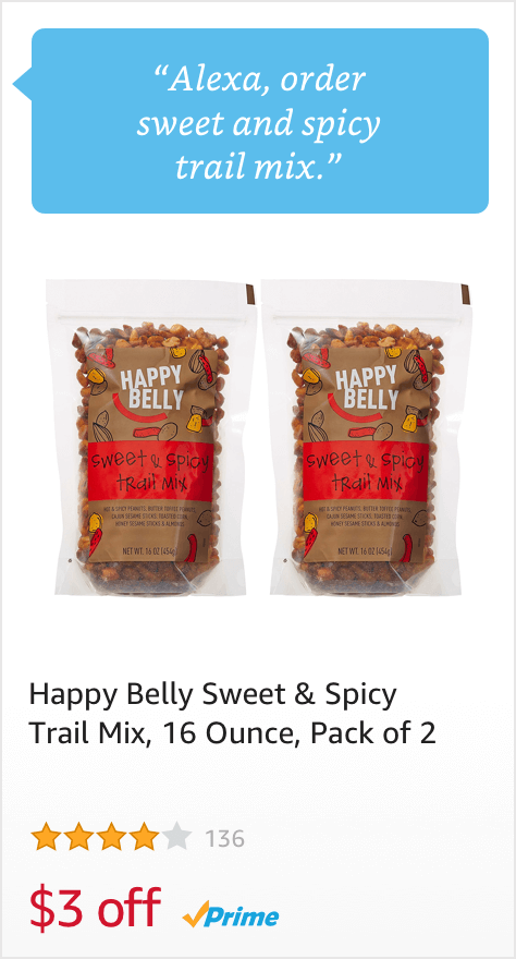 Voice Order Sweet and Spicy Trail Mix
