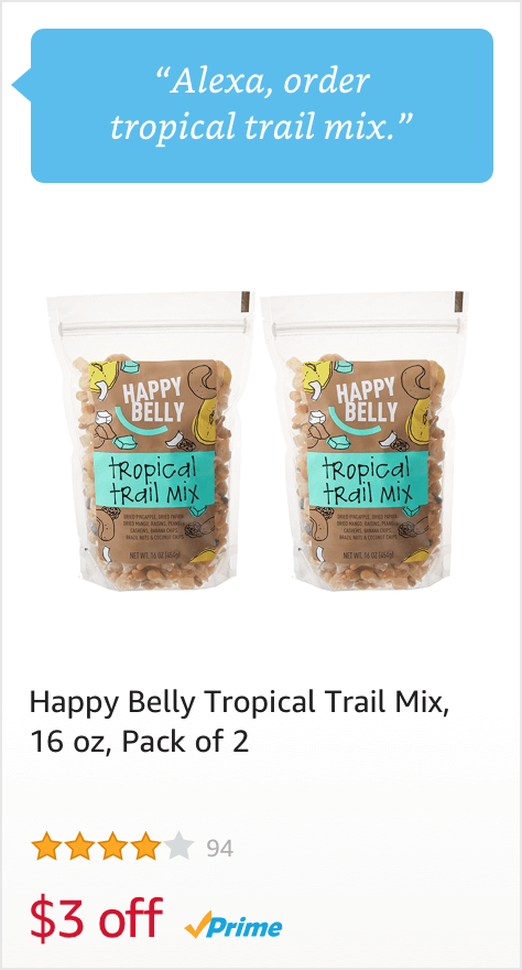 Voice Order Tropical Trail Mix