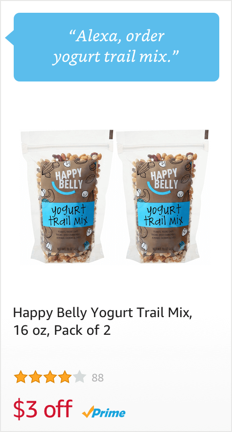 Voice Order Yogurt Trail Mix