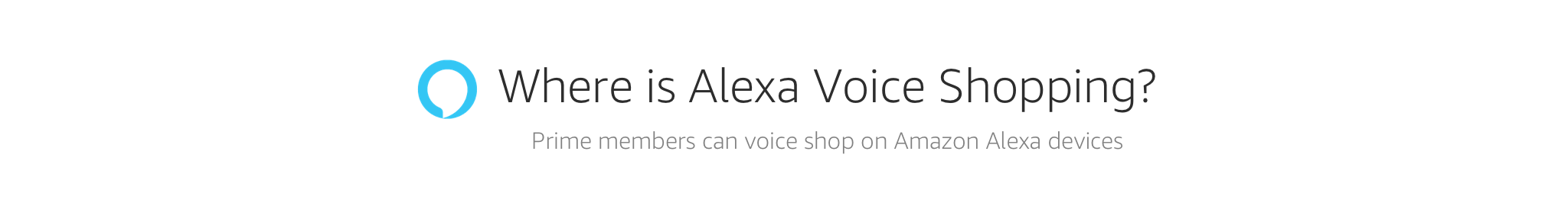 Where is Alexa Voice Shopping?