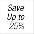Up to 25% Off