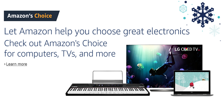 Amazon's Choice for Electronics