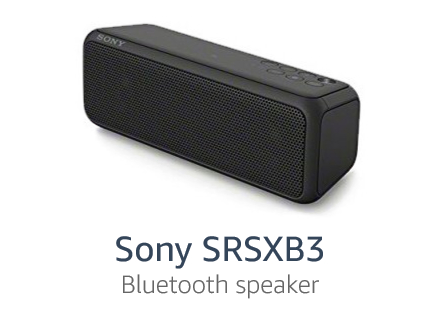 Sony SRSXB3 Bluetooth speaker