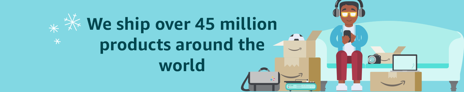 We ship over 45 million products around the world