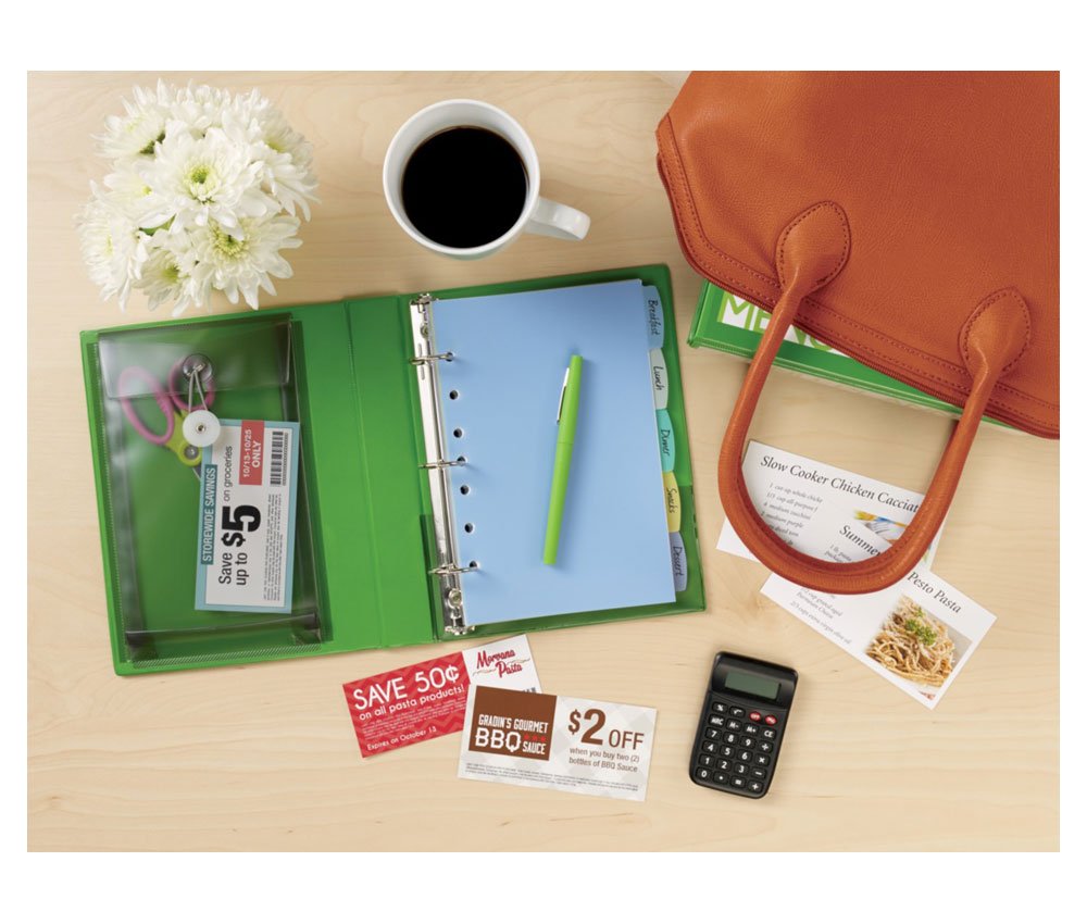 Avery Mini Binder Pockets, Fits 3Ring and 7Ring Binders, Assorted