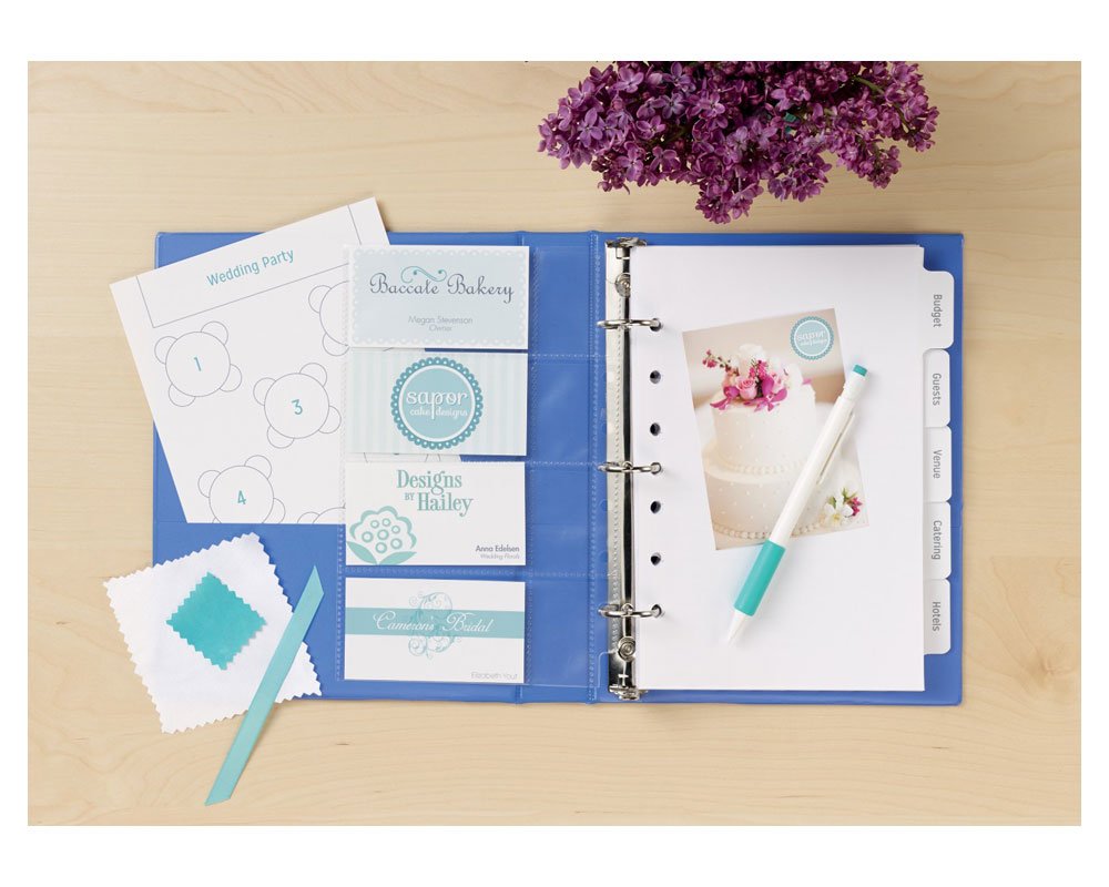 Avery Mini Binder Pockets, Fits 3Ring and 7Ring Binders, Assorted