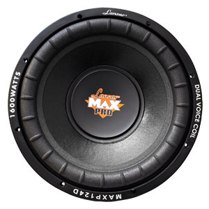 Lanzar MAXP104D 10 Zoll Subwoofer - 1200 Watt Dual Voice Coil Für Profi-Sound