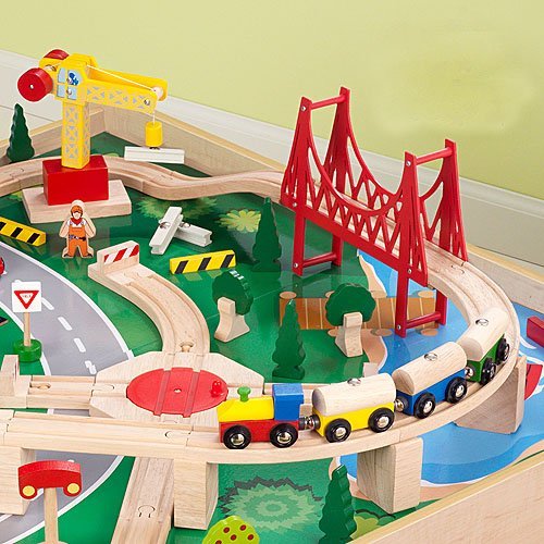 KidKraft Waterfall Mountain Train Set and Table Toys & Games