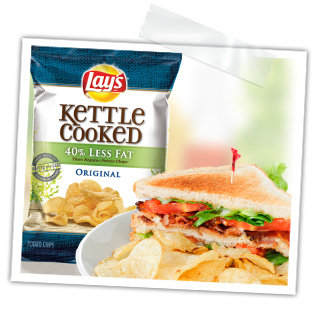 Kettle Chips with Sandwich