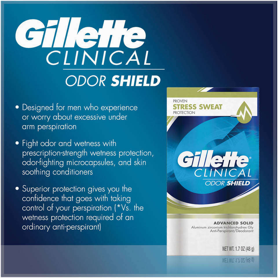 Gillette Clinical Strength Advanced Solid AntiPerspirant