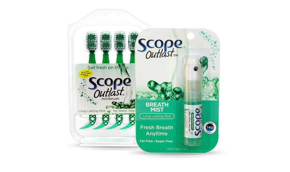 Scope Outlast Mouthwash Long Lasting Mint Flavor 350 Ml Tooth Whitening Products