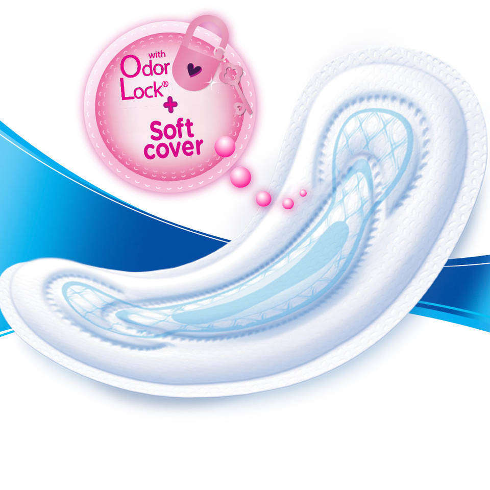 Always Maxi Soft & Clean Feminine Pads without Wings, Long