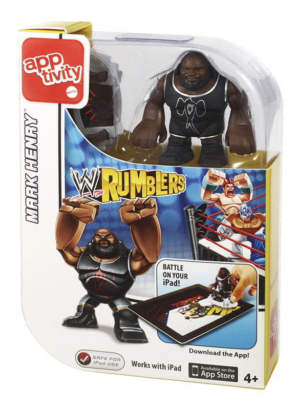 WWE Rumblers Apptivity Mark Henry Figure Toys & Games