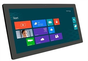 Planar 27-inch Touch Screen Monitor - side view