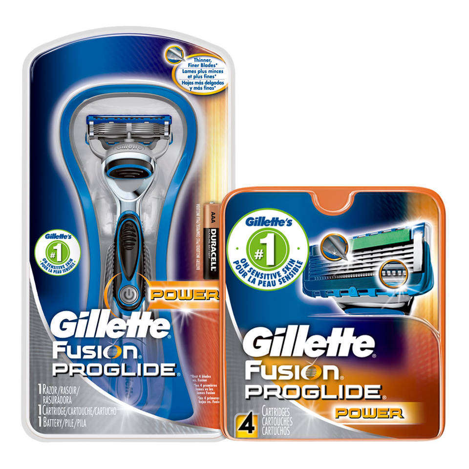Gillette Fusion Proglide Sensitive Men's Shaving Gel 2.5 Oz