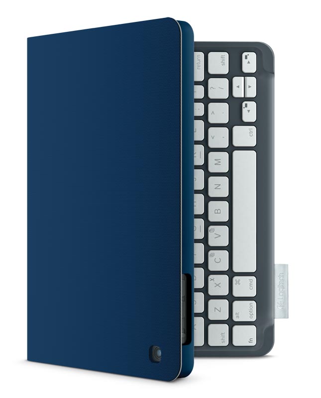 Amazon.com: Logitech Keyboard Folio for iPad mini - Electric Blue: Computers & Accessories