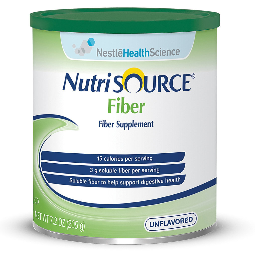 NutriSource Fiber Supplement Powder, Unflavored, 7.2 oz