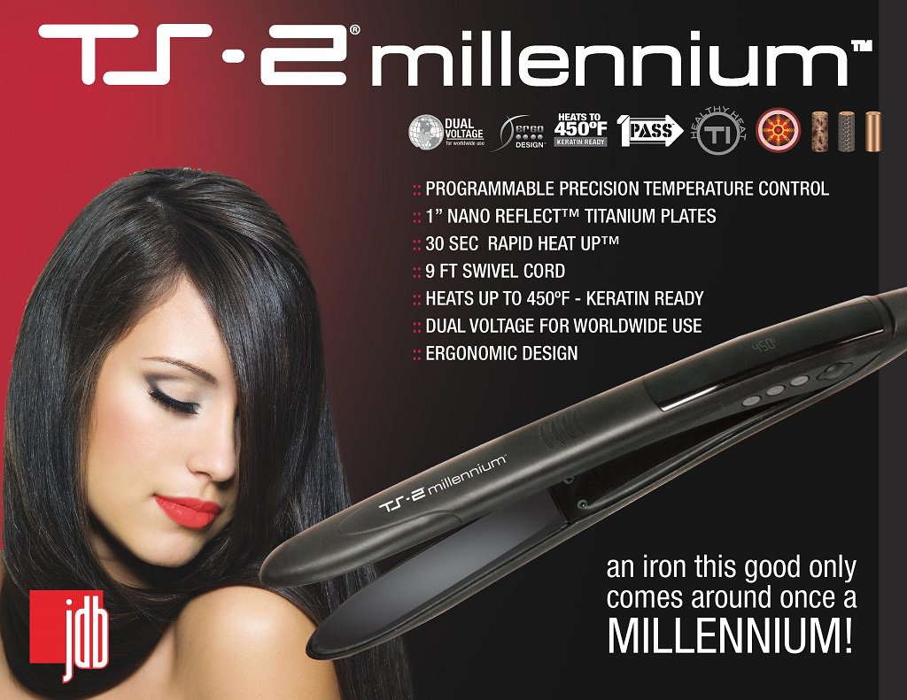 TS2 Millennium Professional Flat Iron Flattening Irons