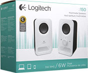 Logitech Multimedia Speakers Z150 (White) 